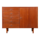 Commode en bois produite par Drevozpracujici podnik, 1960