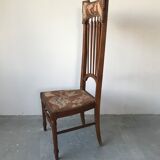 Chaise de nourrice esprit Arts and Crafts debut XXeme.