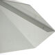 Minimalist and discreet metal sheet lamp from the 1970s.