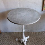 Round marble bistro table