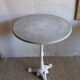 Table bistrot ronde en marbre