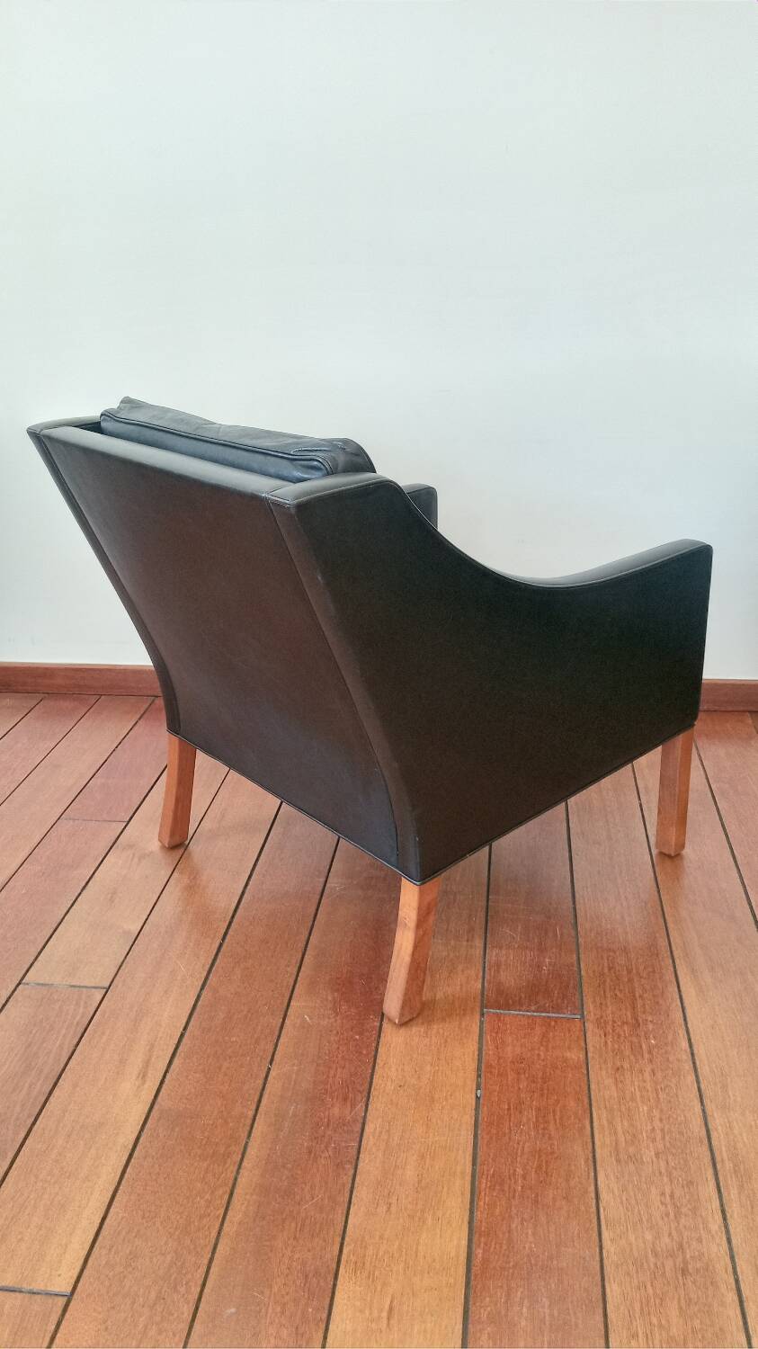 Borge Mogensen pair of armchairs, Fredericia Denmark edition