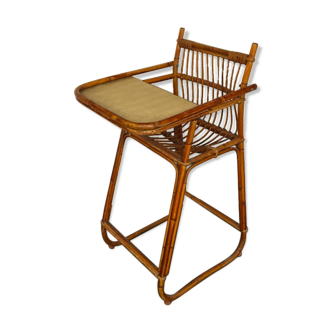 Children's rattan high chair
