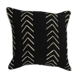 Black bogolan cushion cover
