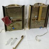 Pair of wall sconces by Lumica 1970s