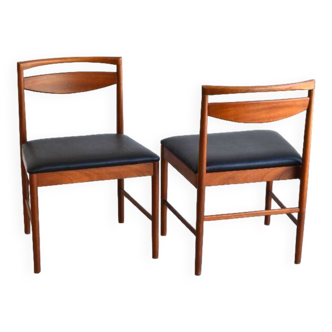 Pair of teak chairs by McIntosh