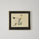 Vintage Color Lithograph by Carl Fredrik Reuterswärd, Abrakadabra, 1990