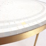 Table basse en mosaïque par Berthold Müller, années 1950