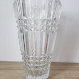 Geometric glass vase