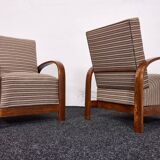 Fauteuils Art Déco hongrois, modèle 445, Szék és Faárugyár, Hongrie 1930