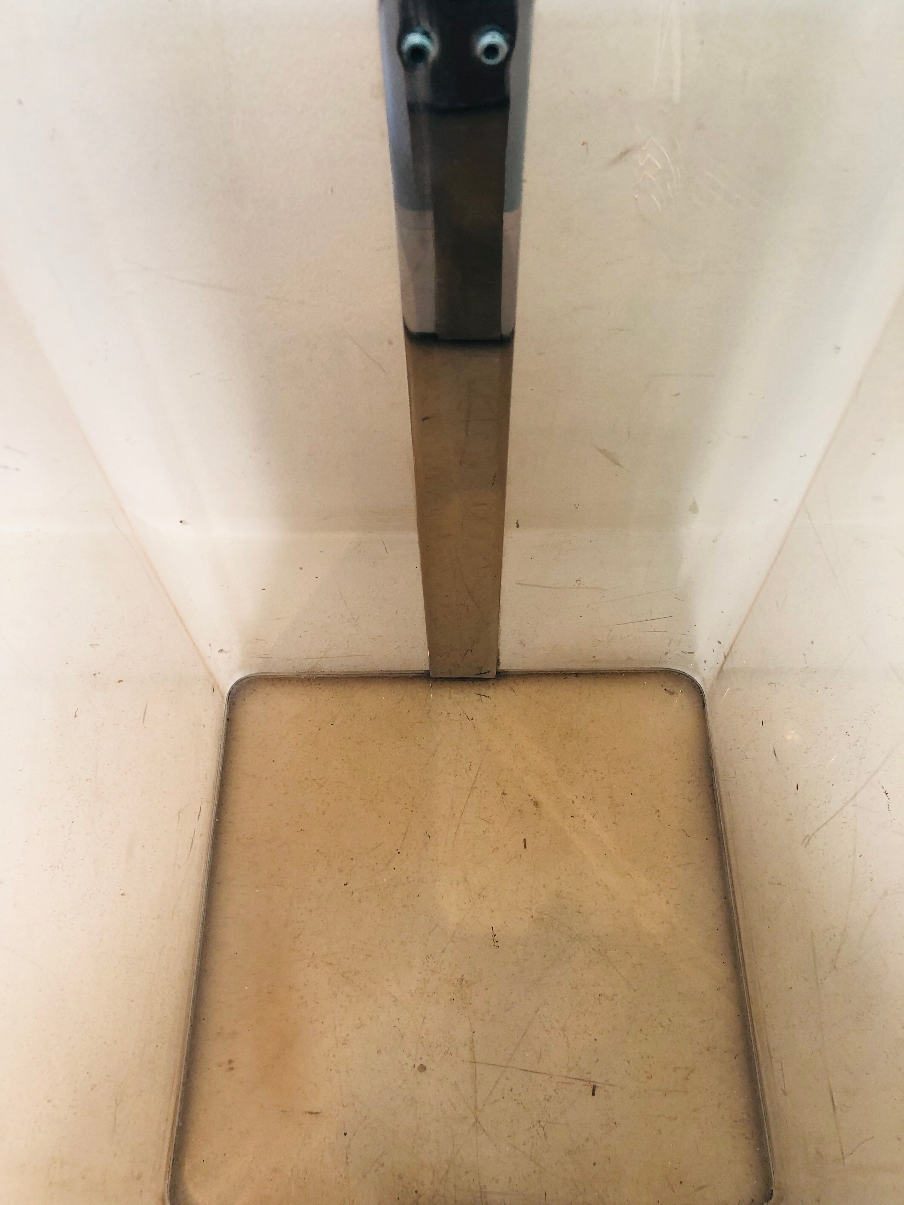 Plexiglas paper basket, 1970