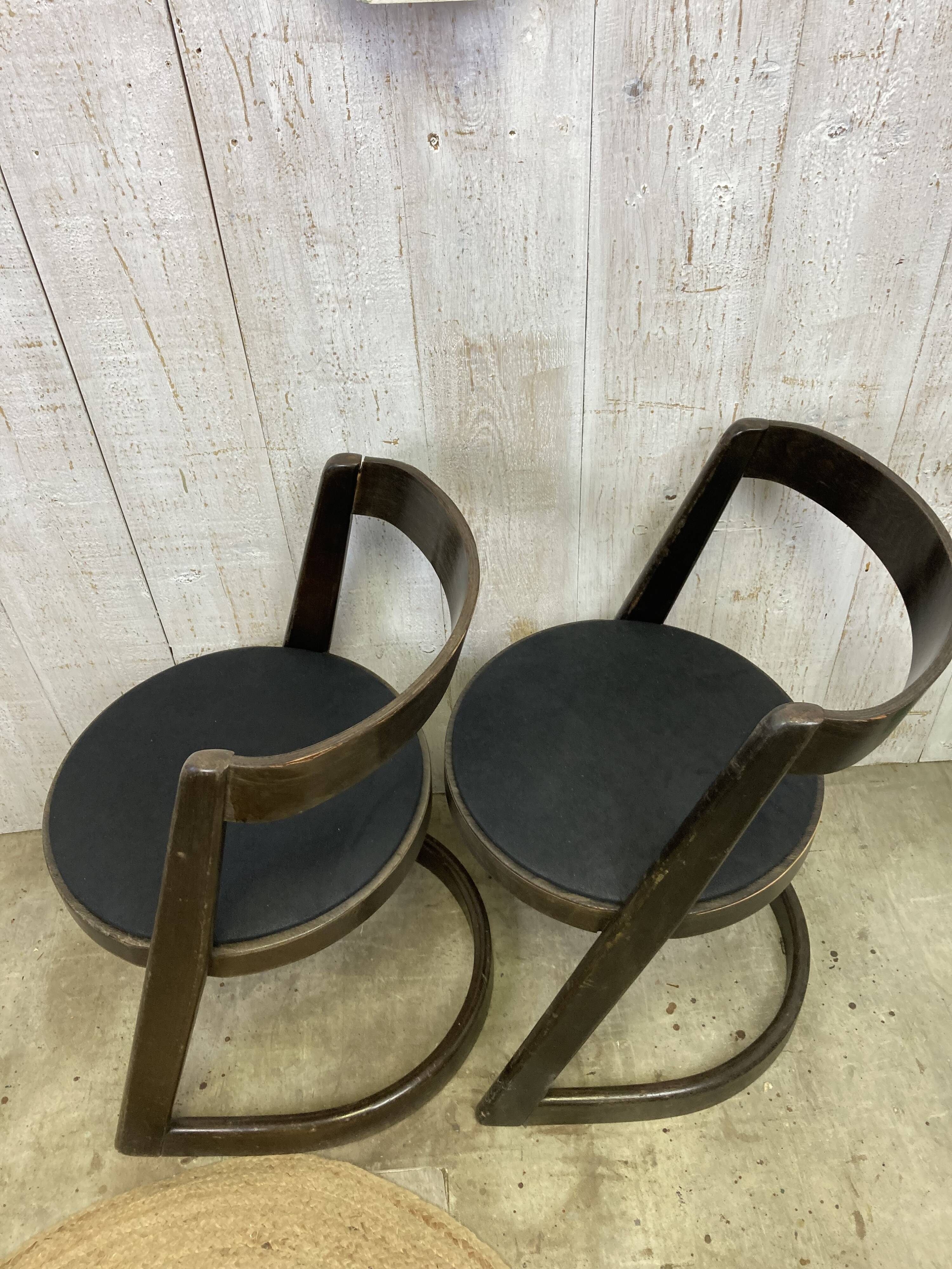Pair of Halfa Baumann chairs