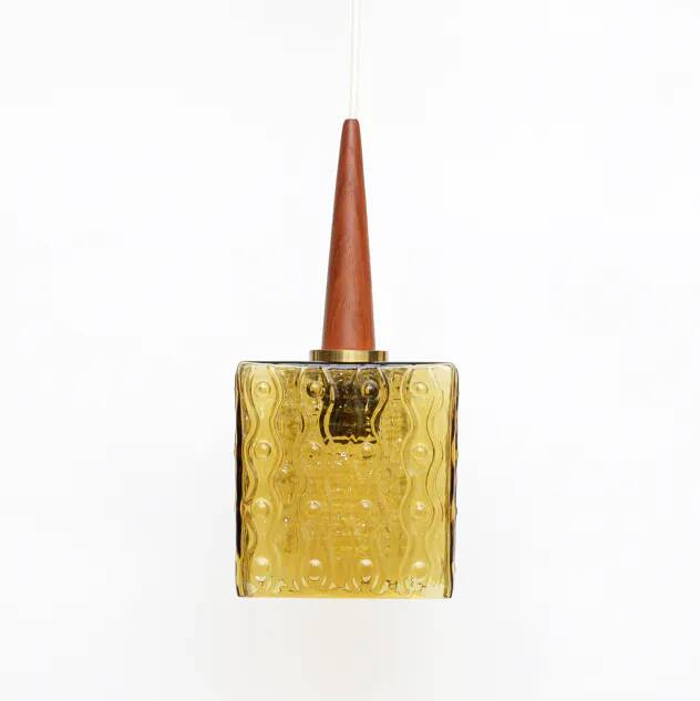 Teak lamp, design by Carl Fagerlund, Sweden, 1970s
