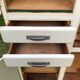 Vintage Mado sideboard with 4 doors and 2 drawers in beige lacquered plywood