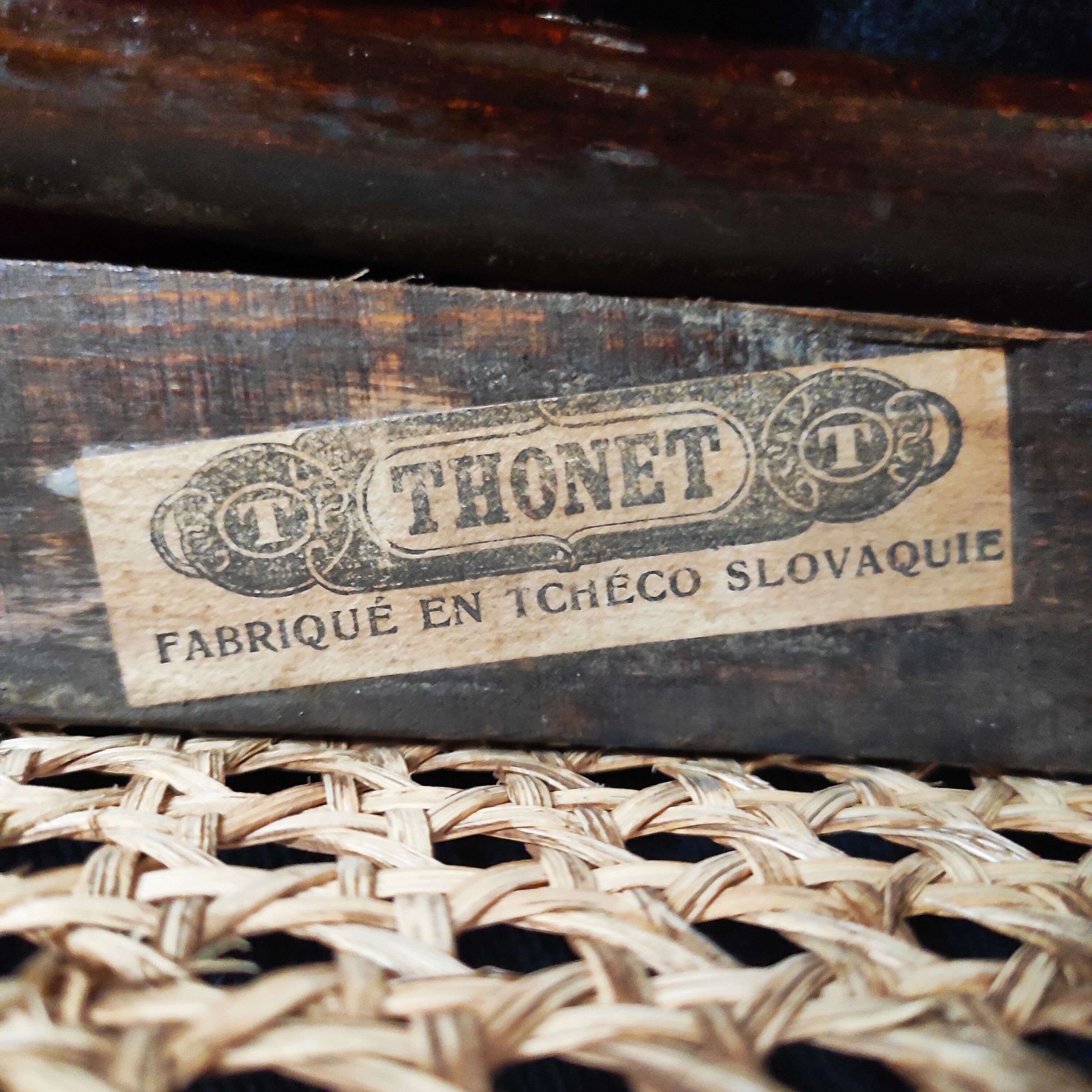 Pair of chairs bistrot Thonet N°56