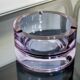 Cendrier xl Sommerso rose par Seguso, verre de Murano, Italie, 1970