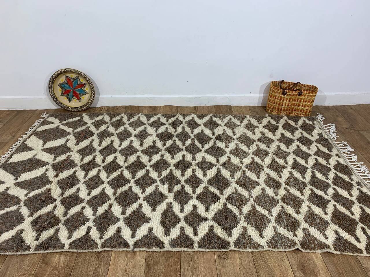 Handmade Moroccan Berber rug 242 X 142 CM