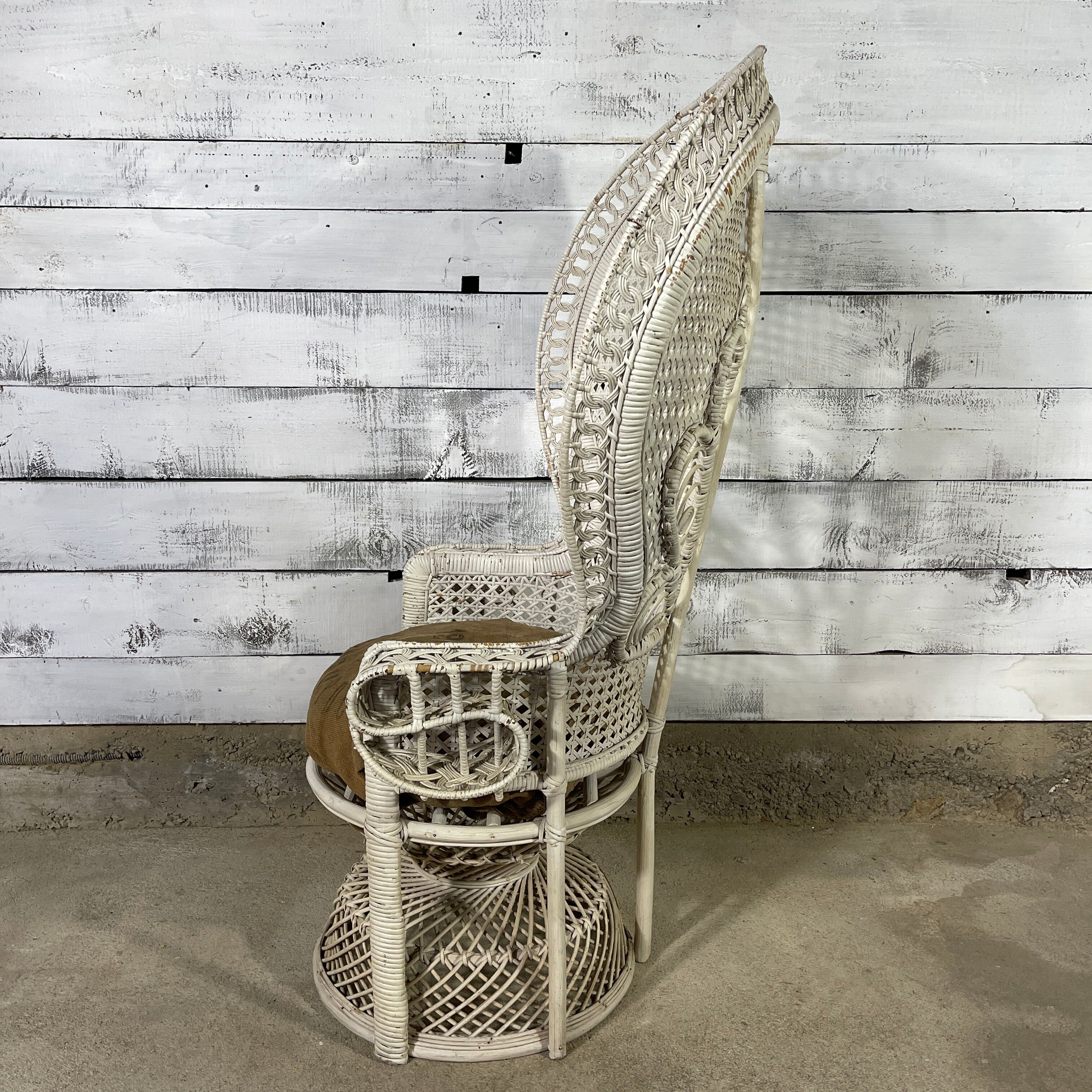 Emmanuelle Peacock armchair