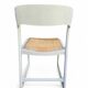 Ensemble de 5 chaises Baumann modèle "Traineau" blanches