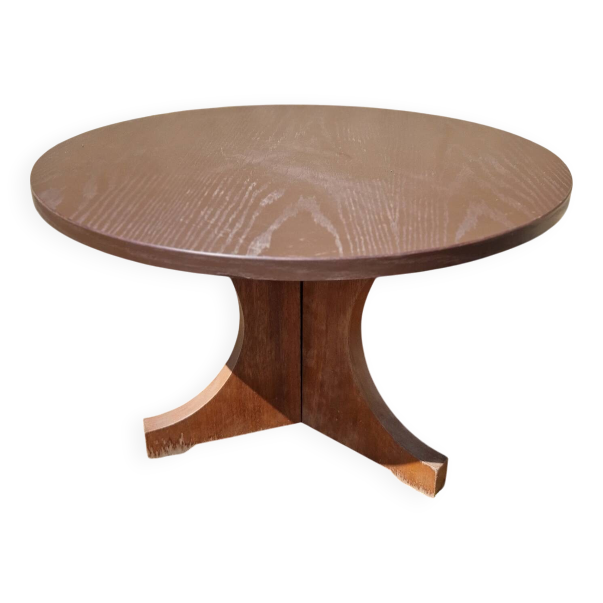Round tripod coffee table