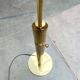Vintage Hollywood Regency brass floor lamp by designer Florian Schulz, 1970s.