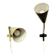 Pair of modular scandinavian design wall lights 1950.