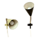 Pair of modular scandinavian design wall lights 1950.