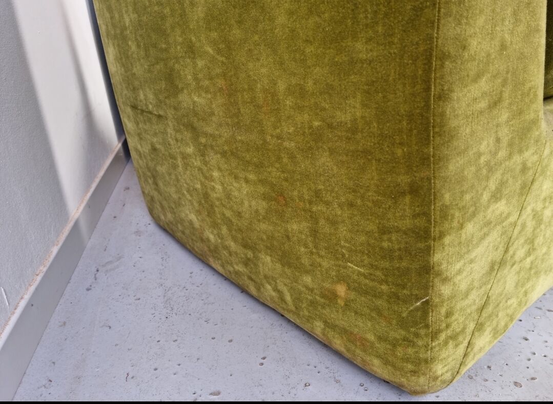 Modular green sofa vintage 70s