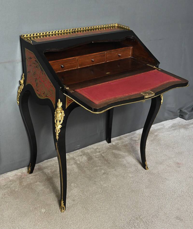 Lady's desk in Boulle marquetry, Napoleon III – Mid-19th century