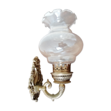 Golden wall lamp