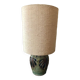 Lampe céramique et tissus texturé