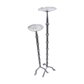 Wrought iron candle spikes