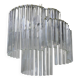 Trilobo pendant lamp in Murano glass by Venini, 1960s.