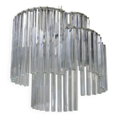 Lustre en verre de Murano Venini, années 60