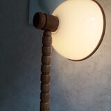 Wooden floor lamp, dutch design by steinhauer