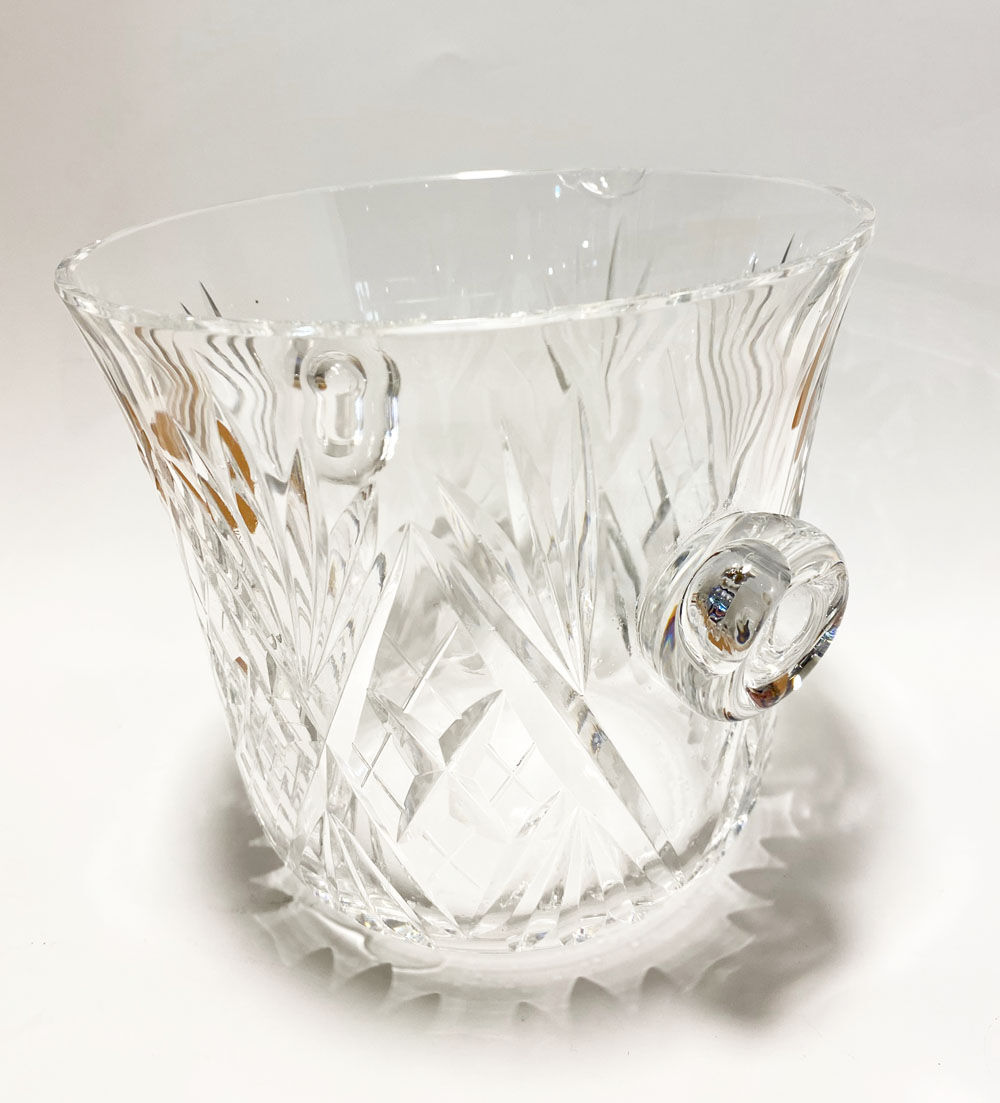Saint louis crystal ice cube bucket