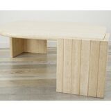 Italian coffee table in travertine, 1970