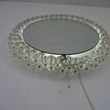 Austrian Illuminated Flower Mirror, 1960s