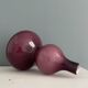 Vase en verre soufflé Holmegaard, Danemark 1960