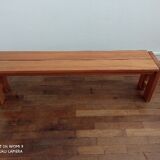 Solid elm bench Maison Regain