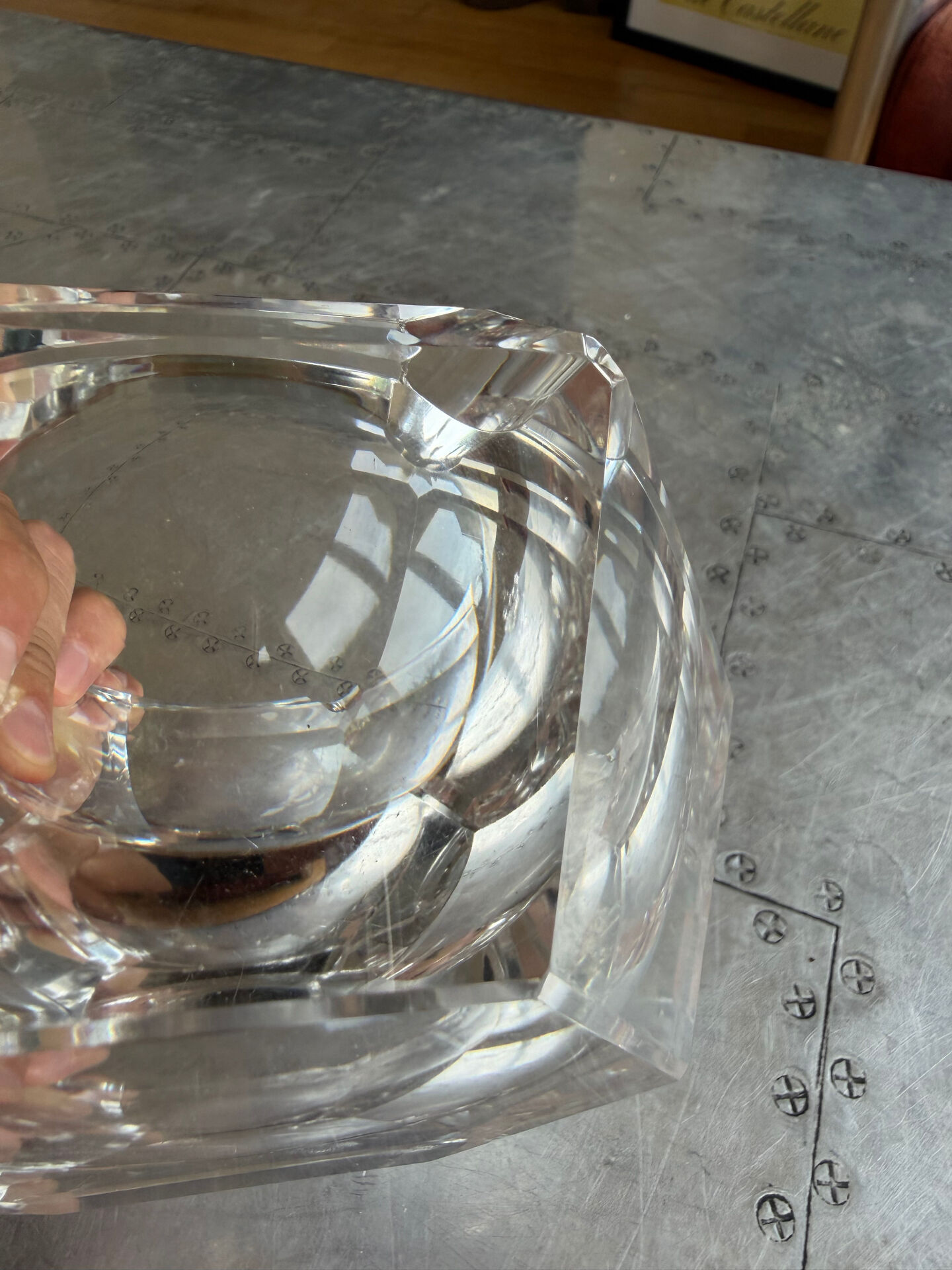 Crystal ashtray
