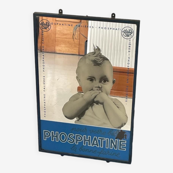 Advertising mirror Phosphatine Falières 30s