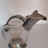 Manoir pewter duck wine carafe
