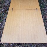 Vintage table with compass feet