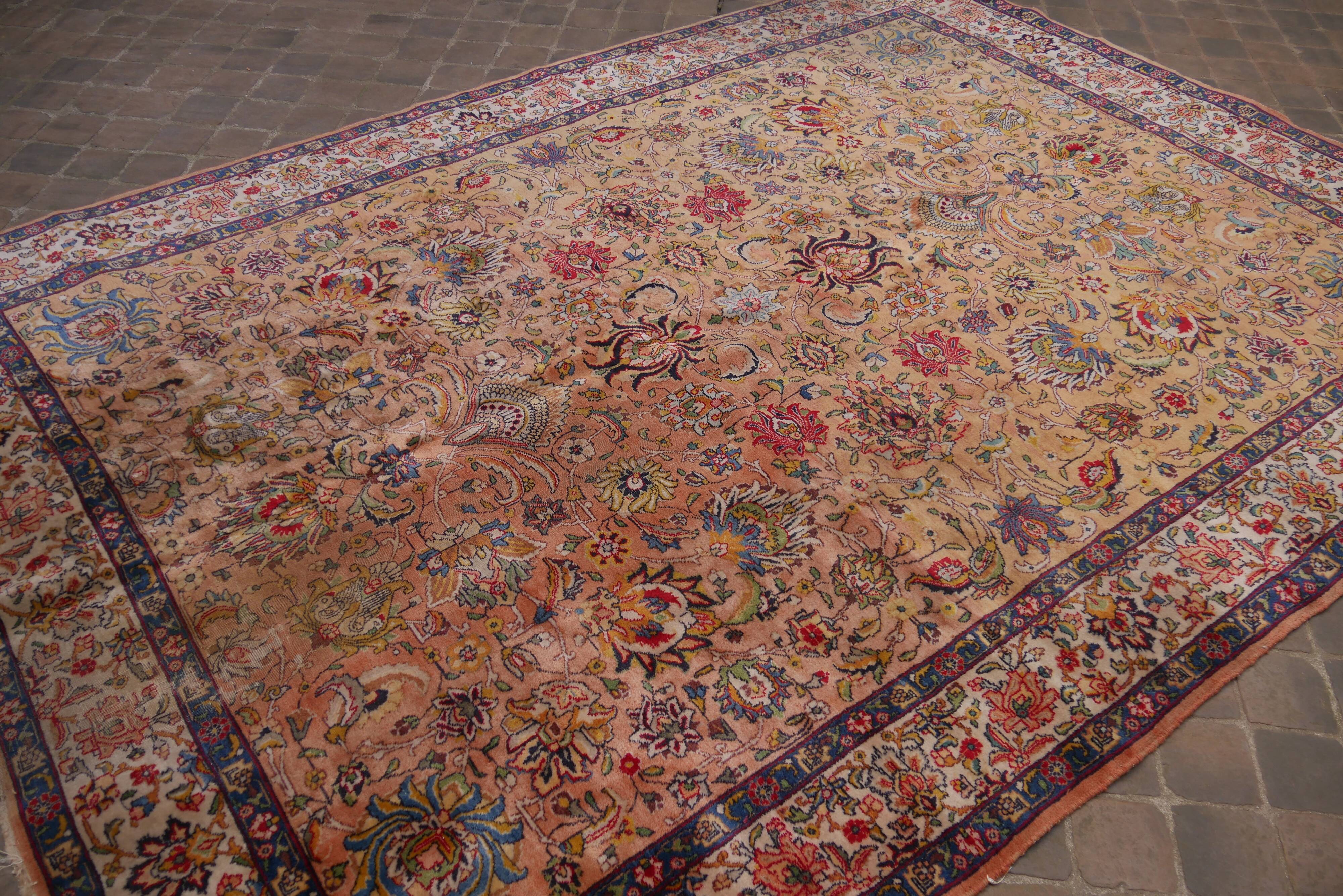 Oriental Persian carpet Tabriz vintage 320 x 240 cm