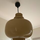 Oplight 75 pendant light vintage lamp in beige opaline by Hans-Agne Jakobsson