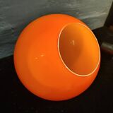 Vintage orange sphere chandelier