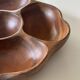 Teak wood aperitif platter