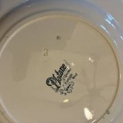 Lot de 5 assiettes plates Saint Amand Terre de Fer