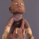 Gelede Yoruba mask with horseman crest (N° 29641)